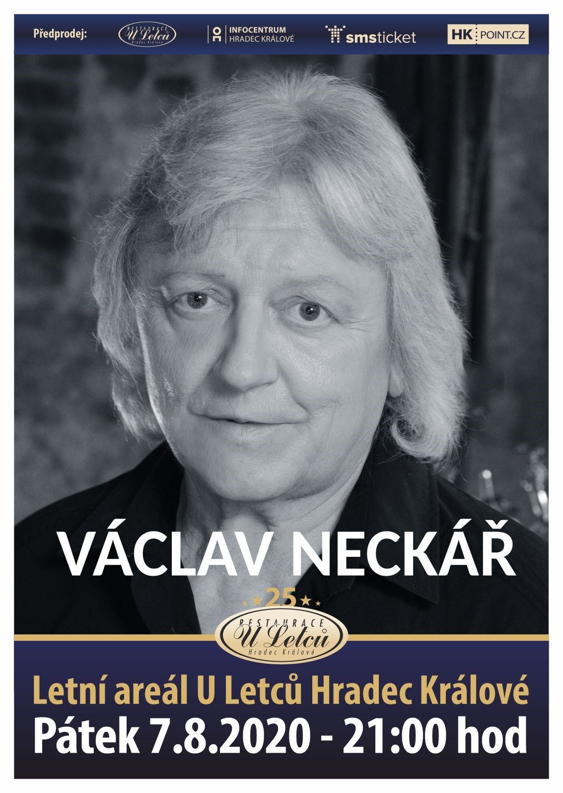 Vaclav Neckar Hradec Kralove Vstupenky Na 7 8 2020 Smsticket