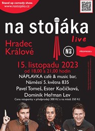 NA STOJÁKA live / Tomeš, Kočičková, Lév