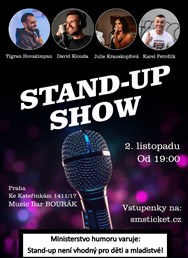 Stand-up comedy Show v Music Baru Bourák