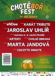 Chotěboř Fest 2024 - hudební festival pro celou rodinu