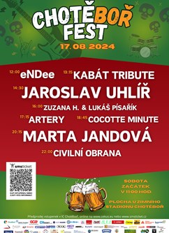 Chotěboř Fest 2024 - hudební festival pro celou rodinu