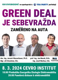 Konference GREEN DEAL JE SEBEVRAŽDA: Zaměřeno na elektroauta