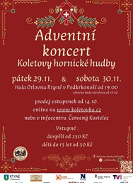 Adventní koncert Koletovy hornické hudby 2024