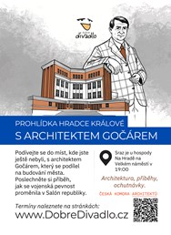 Architekt Gočár provází NOČNÍM HRADCEM