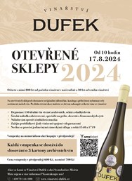 Otevřené sklepy VINAŘSTVÍ JOSEF DUFEK