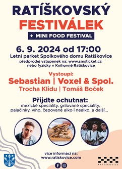Ratíškovský festiválek + mini food festival 2024