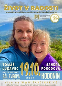 Život v radosti - Sandra Pogodová a Tomáš Lukavec / beseda