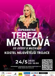 Multižánrový koncert s Terezou Mátlovou