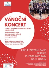 Vánoční koncert pěveckého sboru Smetana Hradec Králové