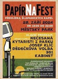 PapírNaFest - minifestival šlapanických hudebníků