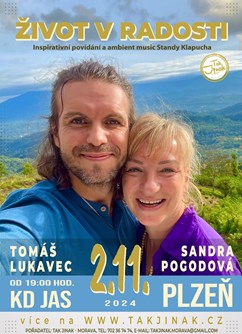 Život v radosti - Sandra Pogodová a Tomáš Lukavec / beseda