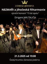 Nezmaři a Jihočeská filharmonie výročí "15 let spolu"