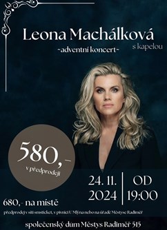 Adventní koncert Leony Machalkové s kapelou