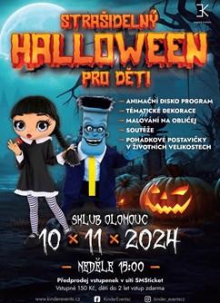 Strašidelný Halloween pro děti Olomouc - Sklub