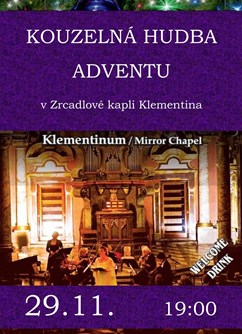 Kouzelná hudba adventu v Zrcadlové síni Klementina