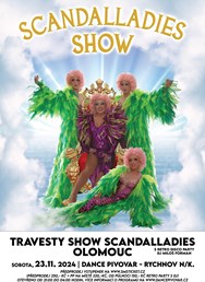 Travesty show Scandalladies Olomouc s Retro disco party