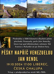 Pěšky napříč Venezuelou - Jan Rendl (Liberec)