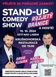 Stand-up Comedy Show ROZJETÝ BRÁNICE v Ústí nad Labem