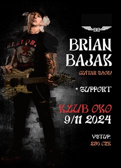 Brian Bajak Guitar Show, host Matěj Meier, kapela OČI