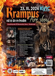 Krampus Fire Show Brno - Vinohrady