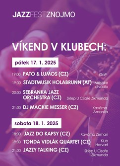 Jazzový víkend v klubech: Sebranka Jazz Orchestra (CZ)