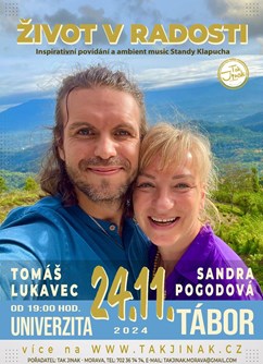 Život v radosti - Sandra Pogodová a Tomáš Lukavec / beseda