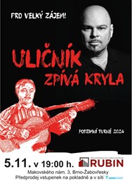 Uličník zpívá Kryla