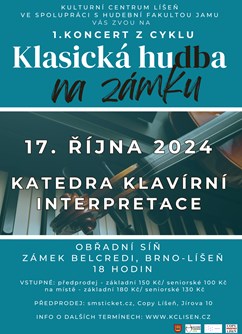 Klasická hudba na zámku (Katedra klavírní interpretace)