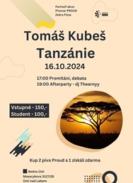 Tomáš Kubeš - Tanzanie - promítání+debata+afterparty