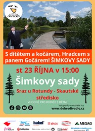 S dítětem a kočárem, Hradcem s panem Gočárem! ŠIMKOVY SADY