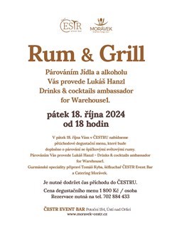 Rum & Grill v ČESTR Event baru