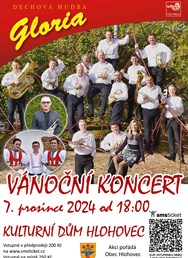 Vánoční koncert Dechová hudba Gloria