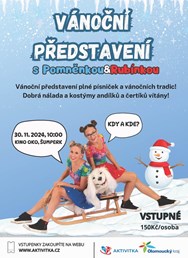 Vánoční představení s Pomněnkou a Rubínkou