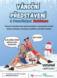 Vánoční představení s Pomněnkou a Rubínkou