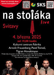 Na stojáka live: T. Hovakimyan – P. Tomeš – A. Frauenberg