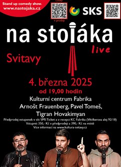 Na stojáka live: T. Hovakimyan – P. Tomeš – A. Frauenberg