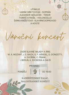 Vánoční koncert v Kaiserštejnském paláci