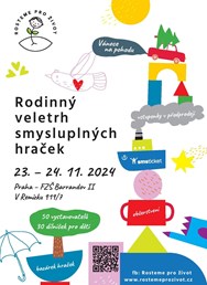 Rodinný veletrh smysluplných hraček Rosteme pro život