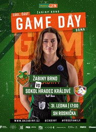 Chance ŽBL: Žabiny Brno - Sokol Hradec Králové