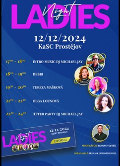 Koncert Ladies Night - nejen pro ženy. Trio TOP zpěvaček 