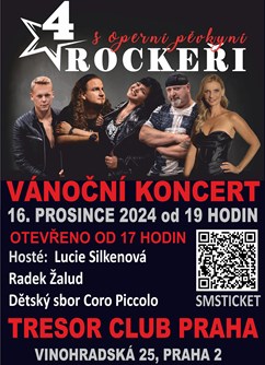 Vánoční koncert 4 rockeři s operní pěvkyní