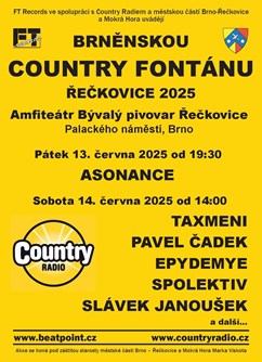 Brněnská Country fontána Řečkovice 2025