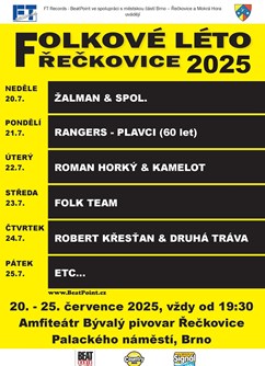 Rangers - Plavci - Folkové léto Řečkovice 2025