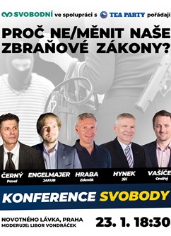 Konference svobody: Proč ne/měnit naše zbraňové zákony?