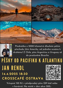 Pěšky od Pacifiku k Atlantiku - Jan Rendl (Ostrava)