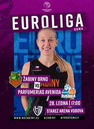 Euroliga: Žabiny Brno - Perfumerias Avenida