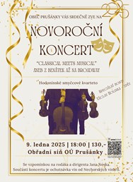 Novoroční koncert Hodonínského smyčcového kvarteta