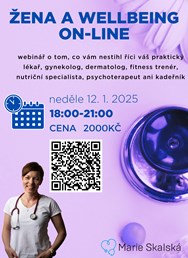 MUDr. Marie Skalská: Žena a wellbeing on-line