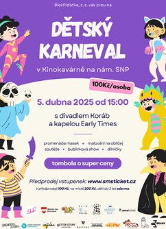 Dětský karneval s divadlem Koráb