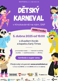 Dětský karneval s divadlem Koráb